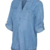 Camicia dal taglio ampio con colletto classico