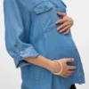 Camicia dal taglio ampio con colletto classico