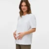 Camicia dalla vestibilità regolare con scollo rotondo e maniche a palloncino