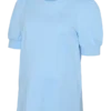 Camicia dalla vestibilità regolare con scollo rotondo e maniche a palloncino
