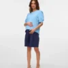 Camicia dalla vestibilità regolare con scollo rotondo e maniche a palloncino