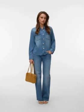 Camicia in denim Vmcamilla