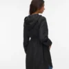 Cappotto con collo alto e polsini elasticizzati