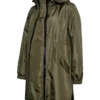 Cappotto con collo alto e polsini elasticizzati Cappotto con collo alto e polsini elasticizzati