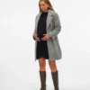 Cappotto con scollo a V