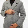 Cappotto con scollo a V