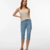 Capri Vmelly a vita media e vestibilità slim