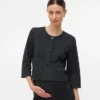 Cardigan a collo rotondo