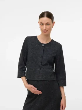 Cardigan a collo rotondo