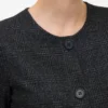 Cardigan a collo rotondo