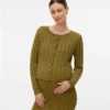 Cardigan in maglieria a vestibilità regolare con collo rotondo