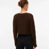 Cardigan in maglieria a vestibilità regolare con collo rotondo