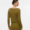 Cardigan in maglieria a vestibilità regolare con collo rotondo