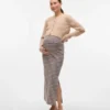 Cardigan in maglieria a vestibilità regolare con collo rotondo