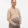 Cardigan in maglieria a vestibilità regolare con collo rotondo
