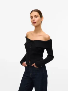 Cardigan in maglieria Awsia