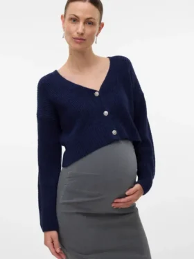 Cardigan in maglieria con scollo a V e vestibilità regolare