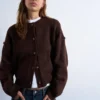 Cardigan in maglieria Tslea