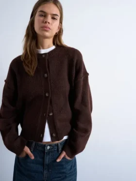 Cardigan in maglieria Tslea