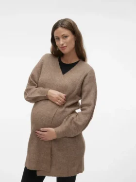 Cardigan premaman in maglia