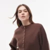 Cardigan Topshop in maglieria, aderente in vita