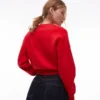 Cardigan Topshop in maglieria, aderente in vita