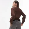 Cardigan Topshop in maglieria, aderente in vita