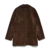 Giacca in pelle scamosciata Vmpernille
