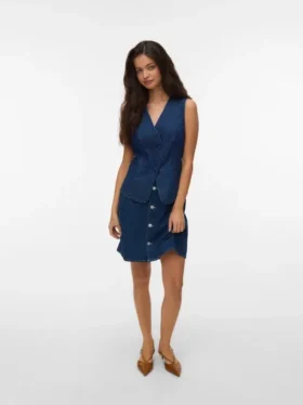 Gilet in denim Vmvita