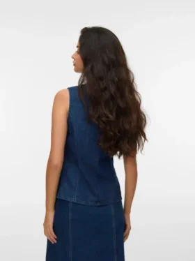 Gilet in denim Vmvita