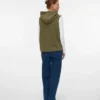 Gilet in maglieria con cappuccio dalla vestibilità regolare
