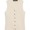Gilet in maglieria Vmsilvia