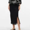 Gonna midi a vita alta