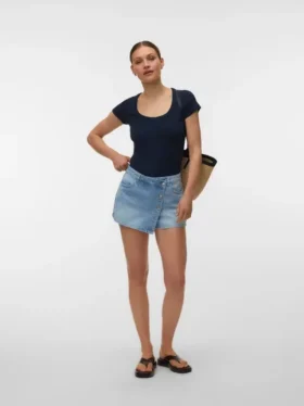 Gonna-pantaloncino a vita alta Vmsimone