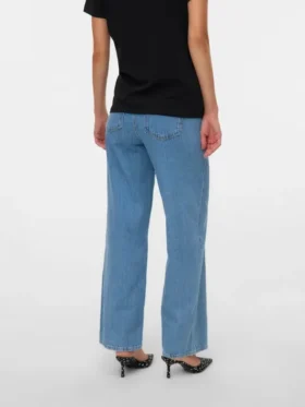Jeans a gamba larga