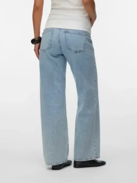Jeans a gamba larga