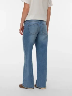 Jeans a gamba larga