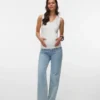 Jeans a gamba larga