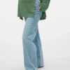 Jeans a gamba larga