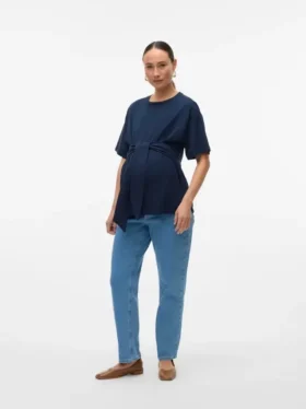 Jeans a vestibilità regolare con vita media