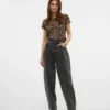 Jeans a vita alta e dal taglio a palloncino Vmollie