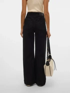 Jeans a vita alta e gamba larga Vmkayla