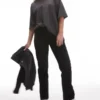 Jeans a vita alta e taglio dritto di Topshop