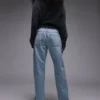 Jeans a vita alta e taglio dritto di Topshop