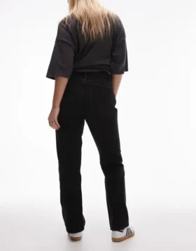 Jeans a vita alta e taglio dritto di Topshop