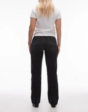 Jeans a vita alta e taglio dritto di Topshop