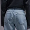 Jeans a vita alta e taglio dritto di Topshop