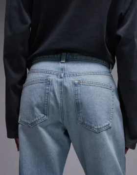 Jeans a vita alta e taglio dritto di Topshop
