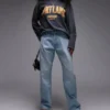 Jeans a vita alta e taglio dritto di Topshop