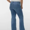 Jeans a vita alta e taglio svasato Vmctanna